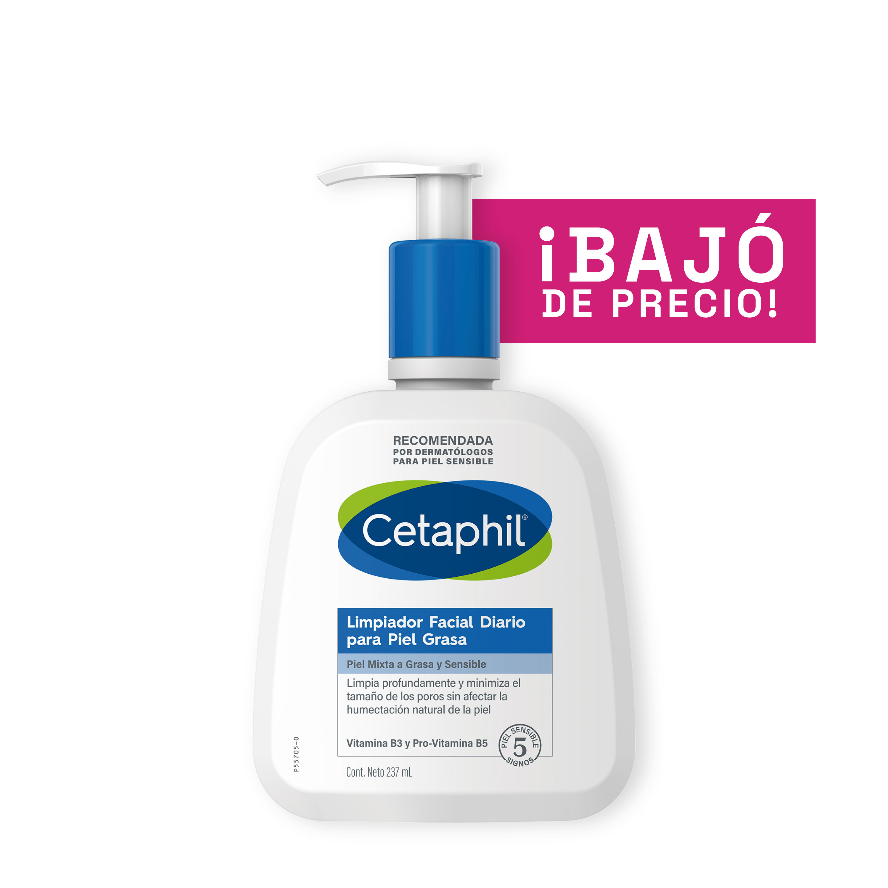 Limpiador líquido para piel grasa (237 mL)